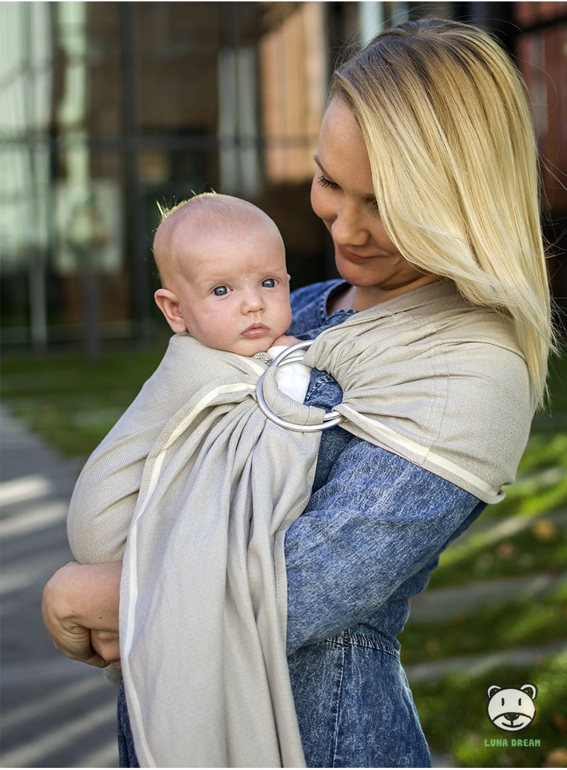 Εργονομικός μάρσιπος Ring Sling Luna Dream με bamboo
