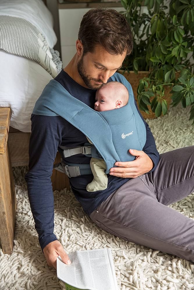 Ergobaby Embrace Oxford Blue ergonomic carrier