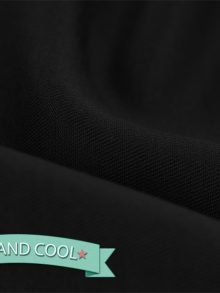 Ύφασμα soft and cool, απαλό και δροσερό, οργανικό βαμβάκι μαύρο black