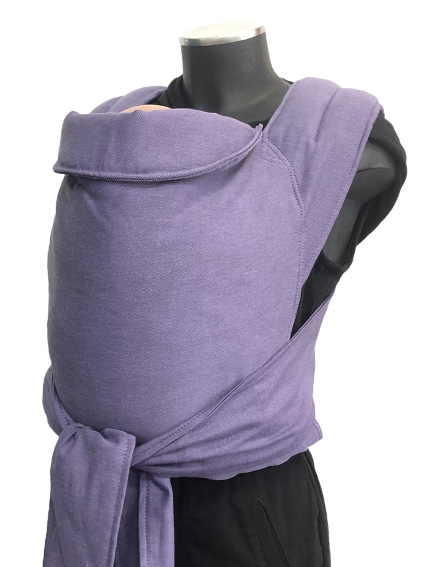 Μάρσιπος mei tai soft and cool μωβ-λιλά lilac purple 100% οργανικό βαμβάκι, απαλό και δροσερό