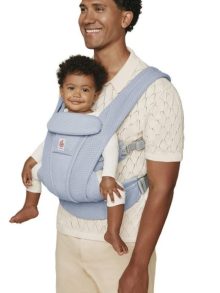 Εργονομικός μάρσιπος Ergobaby Omni Deluxe Serene Blue για όλες τις θέσεις και όλες τις ηλικίες