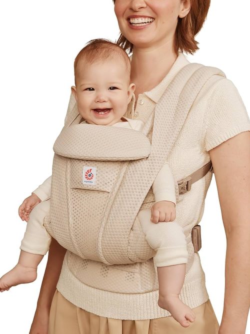 Εργονομικός μάρσιπος Ergobaby Omni Deluxe Natural Beige, για όλες τις θέσεις, για όλες τις ηλικίες