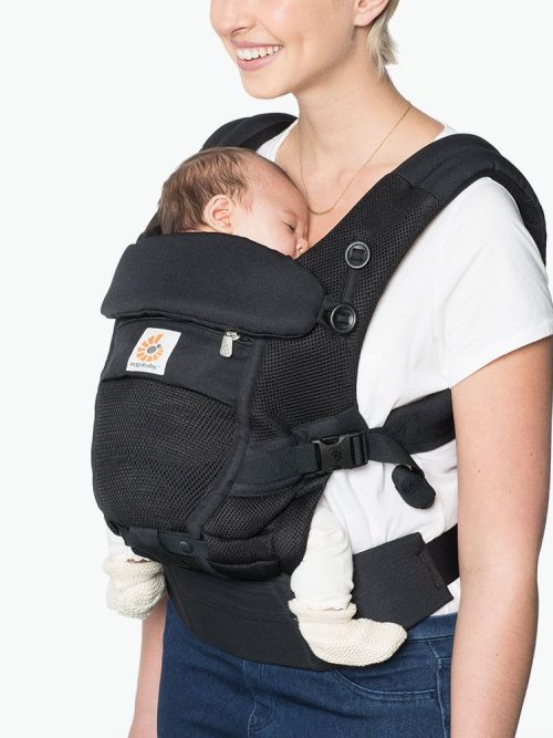 Εργονομικός μάρσιπος Ergobaby Adapt Onyx Black από νεογέννητο ως 3 ετών